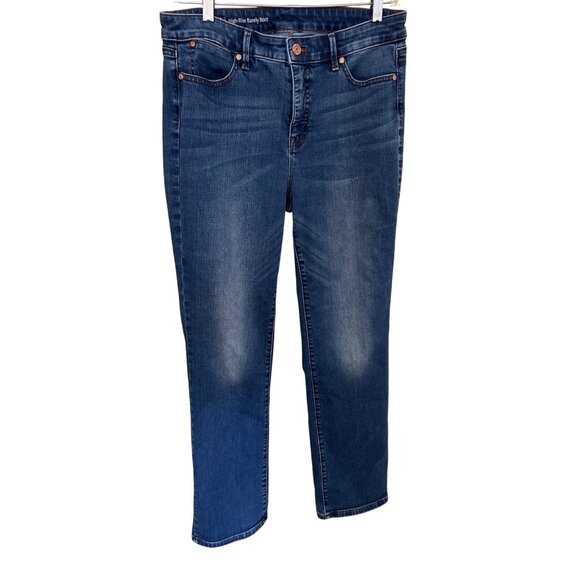 Talbots Flawless High-Rise Barely Boot Jeans Size 10 Cowgirl Western Rodeo Ranch - Picture 1 of 10